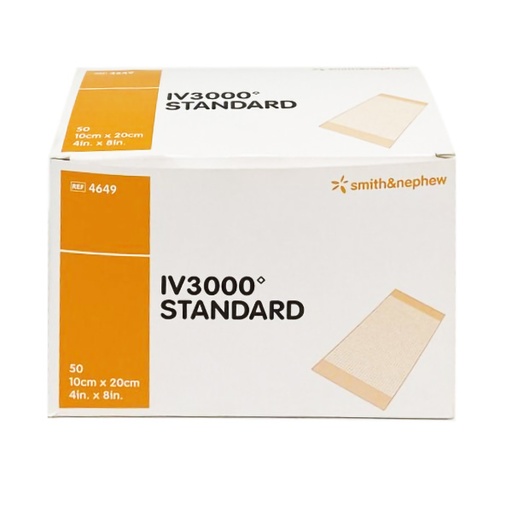 [SMI-4649] Catheter Securement Dressing IV3000™ Film 4 X 8 Inch Sterile
