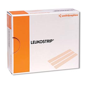[SMI-66002879] Skin Closure Strip Leukostrip™ 1/4 X 4 Inch Nonwoven Material Flexible Strip White