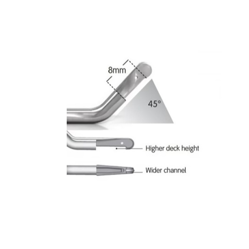 [SMI-66800044] Hydrosurgery Handpiece, Plus, 14mm, 45°, 5/cs