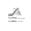Hydrosurgery Handpiece, Plus, 8mm, 45°, 5/cs