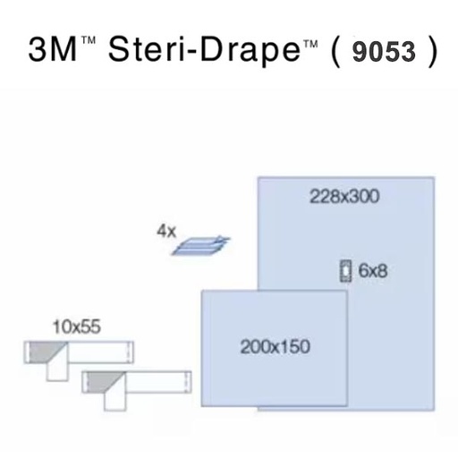 [MMM-9053] Orthopedic Drape 3M™ Steri-Drape™ Extremity Drape 90 W X 118 L Inch Sterile