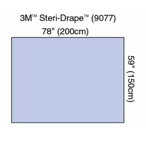 [MMM-9077] Steri-Drape™ Drape Sheet, 78" x 59", Absorbent Impervious Material, 30/bx, 2 bx/cs