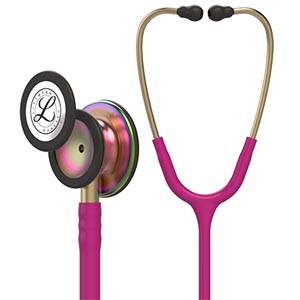 [MMM-5806] Classic Stethoscope 3M™ Littmann® Classic II™ Raspberry 1-Tube 27 Inch Tube Double-Sided Chestpiece