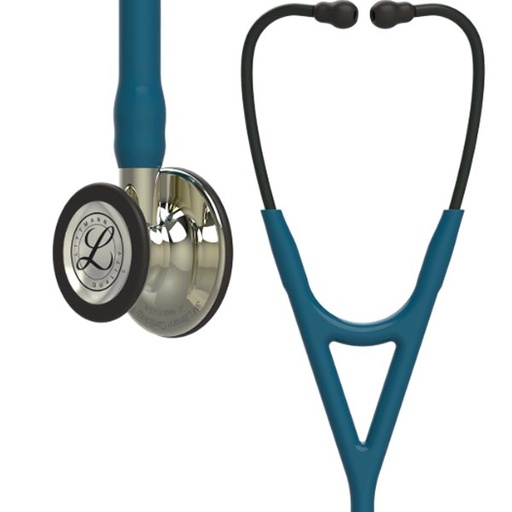 [MMM-6190] Cardiology Stethoscope 3M™ Littmann® Caribbean Blue 2-Tube 27 Inch Tube Double-Sided Chestpiece