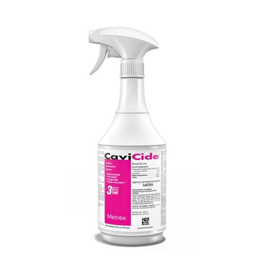 [MET-13-1024] CaviCide™ Surface Disinfectant Cleaner Alcohol Based Pump Spray Liquid 24 oz. Bottle Alcohol Scent NonSterile