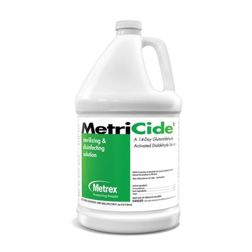 [MET-10-1400] Glutaraldehyde High-Level Disinfectant MetriCide™ Activation Required Liquid 1 gal. Jug Max 14 Day Reuse