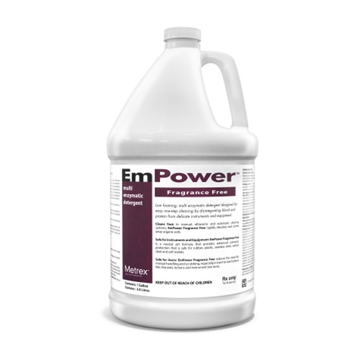 [MET-10-4400] Dual Enzymatic Instrument Detergent EmPower® Fragrance Free Liquid Concentrate 1 gal. Jug Unscented