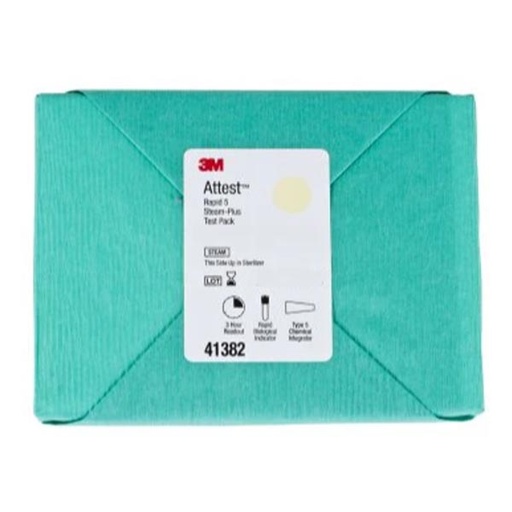 [MMM-41382] Attest™ Rapid 5 Steam-Plus Sterilization Biological Indicator Pack Steam 2 Inch