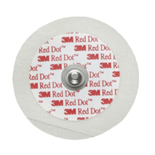[MMM-2248-50] ECG Snap Electrode 3M™ Red Dot™ Monitoring Non-Radiolucent 50 per Pack