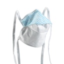 Surgical Mask 3M™ Anti-fog Filter Duckbill Tie Closure One Size Fits Most Blue NonSterile ASTM Level 2 Adult