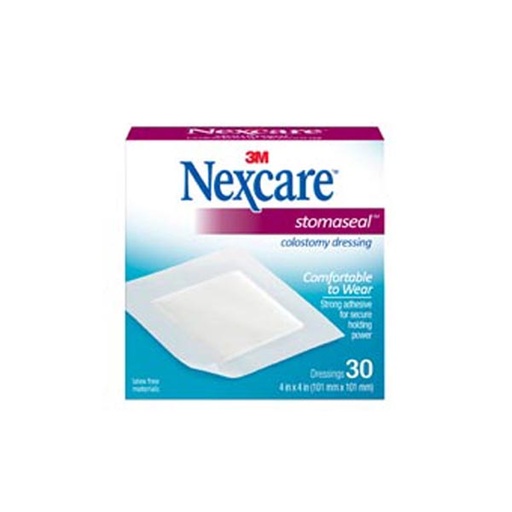 [MMM-1507] Colostomy Dressing Nexcare™ Stomaseal™ 4 X 4 Inch Durapore Pad