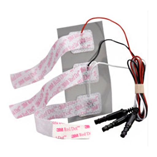 [MMM-2284] Neonatal, 17mm x 22mm, Pre-Wired Radiolucent Limb Band Electrode, 3/bg, 100 bg/cs