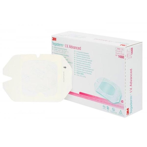 [MMM-1688] I.V. Specialty Dressing 3M™ Tegaderm™ Adhesive / Film 4 X 4-3/4 Inch Sterile