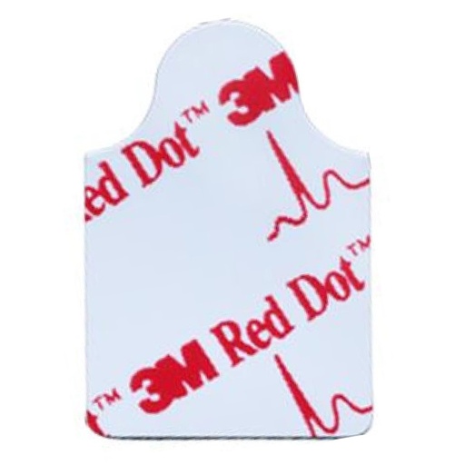 [MMM-2330] ECG Tab Electrode 3M™ Red Dot™ Resting Non-Radiolucent 100 per Pack