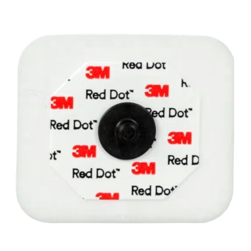 [MMM-2570-3] ECG Snap Electrode 3M™ Red Dot™ Monitoring Radiolucent 3 per Pack