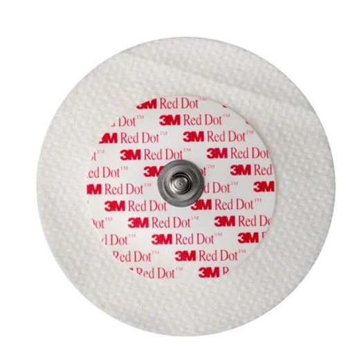 [MMM-2238] ECG Snap Electrode 3M™ Red Dot™ Monitoring Non-Radiolucent 50 per Pack