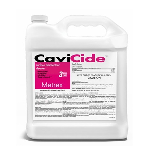 [MET-13-1025] CaviCide™ Surface Disinfectant Cleaner Alcohol Based Manual Pour Liquid 2.5 gal. Jug Alcohol Scent NonSterile