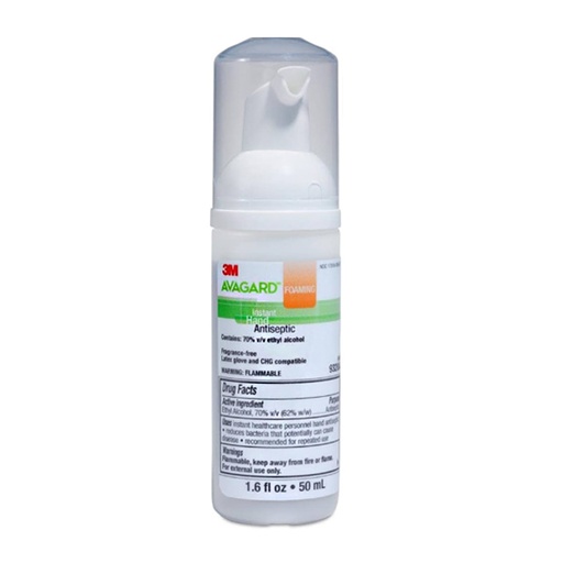 [MMM-9320A] Hand Sanitizer 3M™ Avagard™ 50 mL Ethyl Alcohol Foaming Pump Bottle