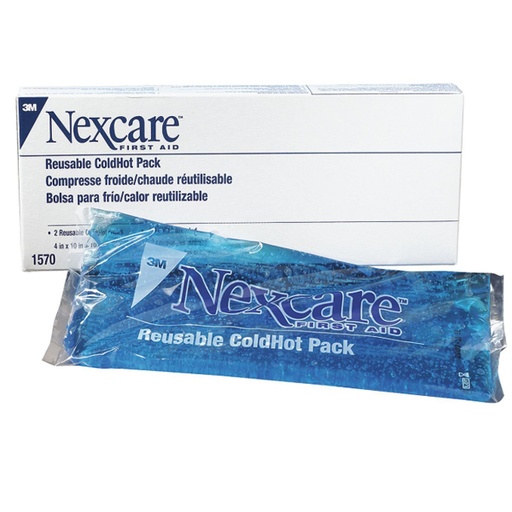 [MMM-1570] Hot / Cold Pack 3M™ General Purpose One Size Fits Most 4 X 10 Inch Plastic / Gel Reusable