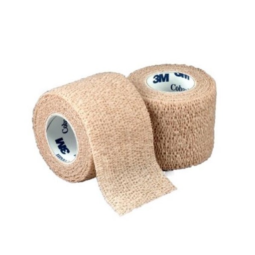 [MMM-2082] Cohesive Bandage 3M™ Coban™ LF 2 Inch X 5 Yard Standard Compression Self-adherent Closure Tan NonSterile