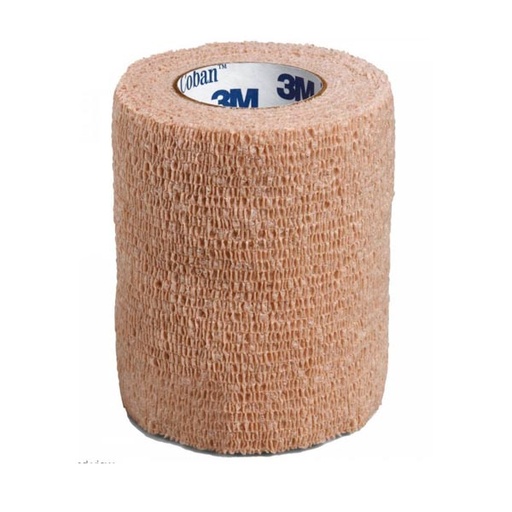 [MMM-2083S] Cohesive Bandage 3M™ Coban™ LF 3 Inch X 5 Yard Standard Compression Self-adherent Closure Tan Sterile