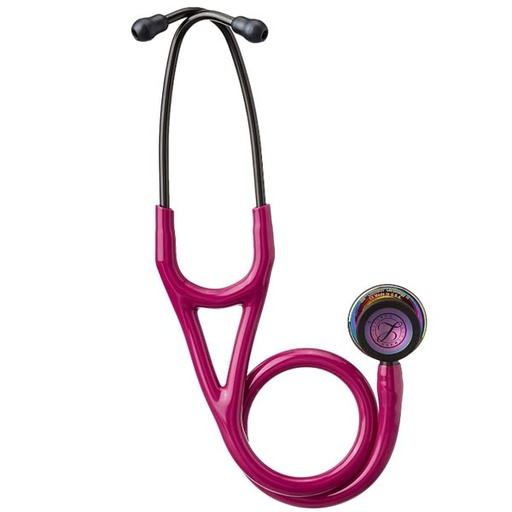 [MMM-6241] Cardiology Stethoscope 3M™ Littmann® Raspberry 1-Tube 22 Inch Tube Double-Sided Chestpiece