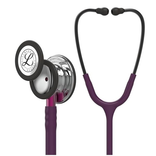 [MMM-5960] Classic Stethoscope 3M™ Littmann® Burgundy 1-Tube 27 Inch Tube Double-Sided Chestpiece