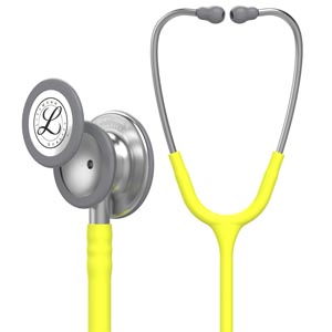 [MMM-5839] Classic Stethoscope 3M™ Littmann® Classic II™ Yellow 1-Tube 27 Inch Tube Double-Sided Chestpiece