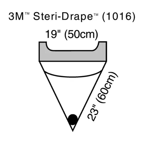 [MMM-1016] Surgical Drape 3M™ Steri-Drape™ Irrigation Pouch 19 W X 23 L Inch Sterile